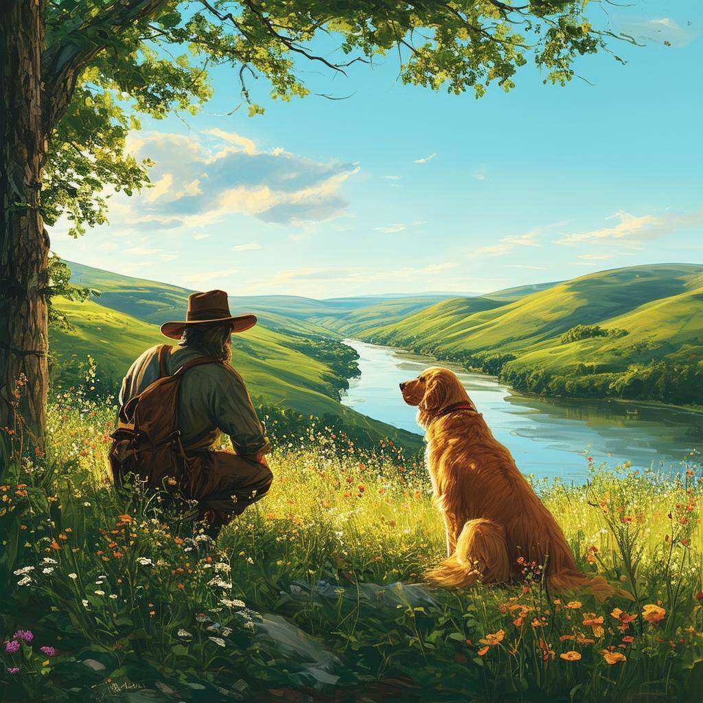 Jed And His Dog. A Tennessee Story